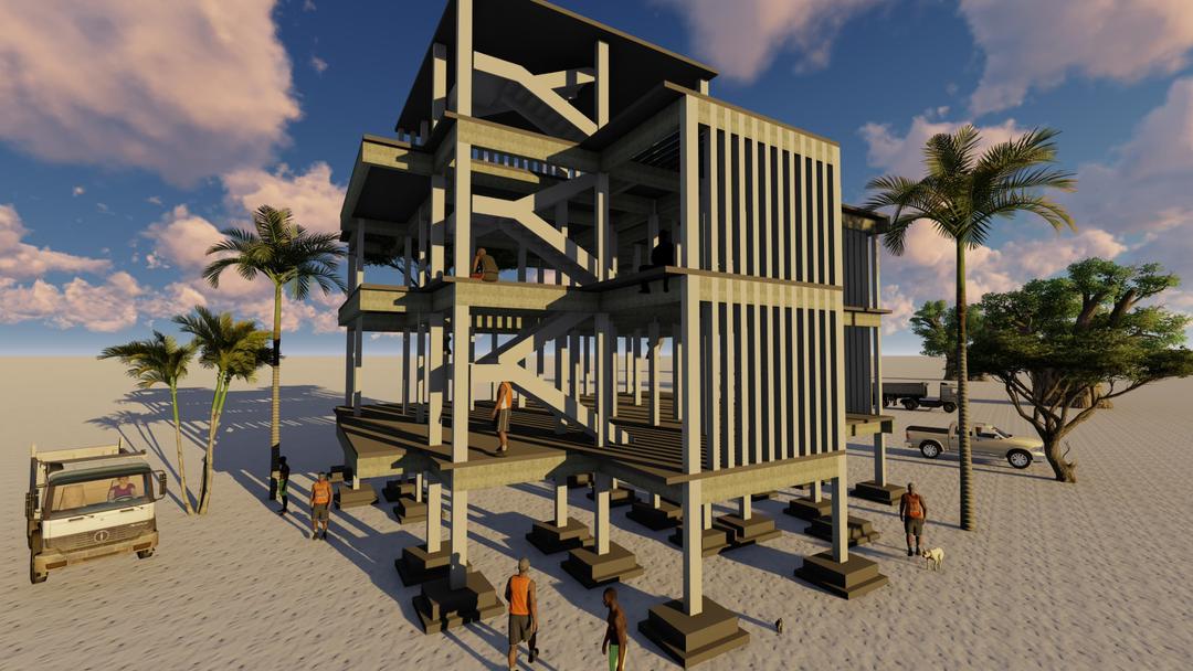 Sahel Courtyard Residence — view 2