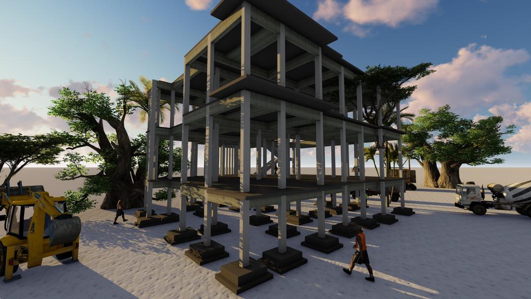 Sahel Courtyard Residence — view 4